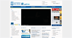Desktop Screenshot of luz.ve
