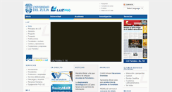 Desktop Screenshot of luz.edu.ve